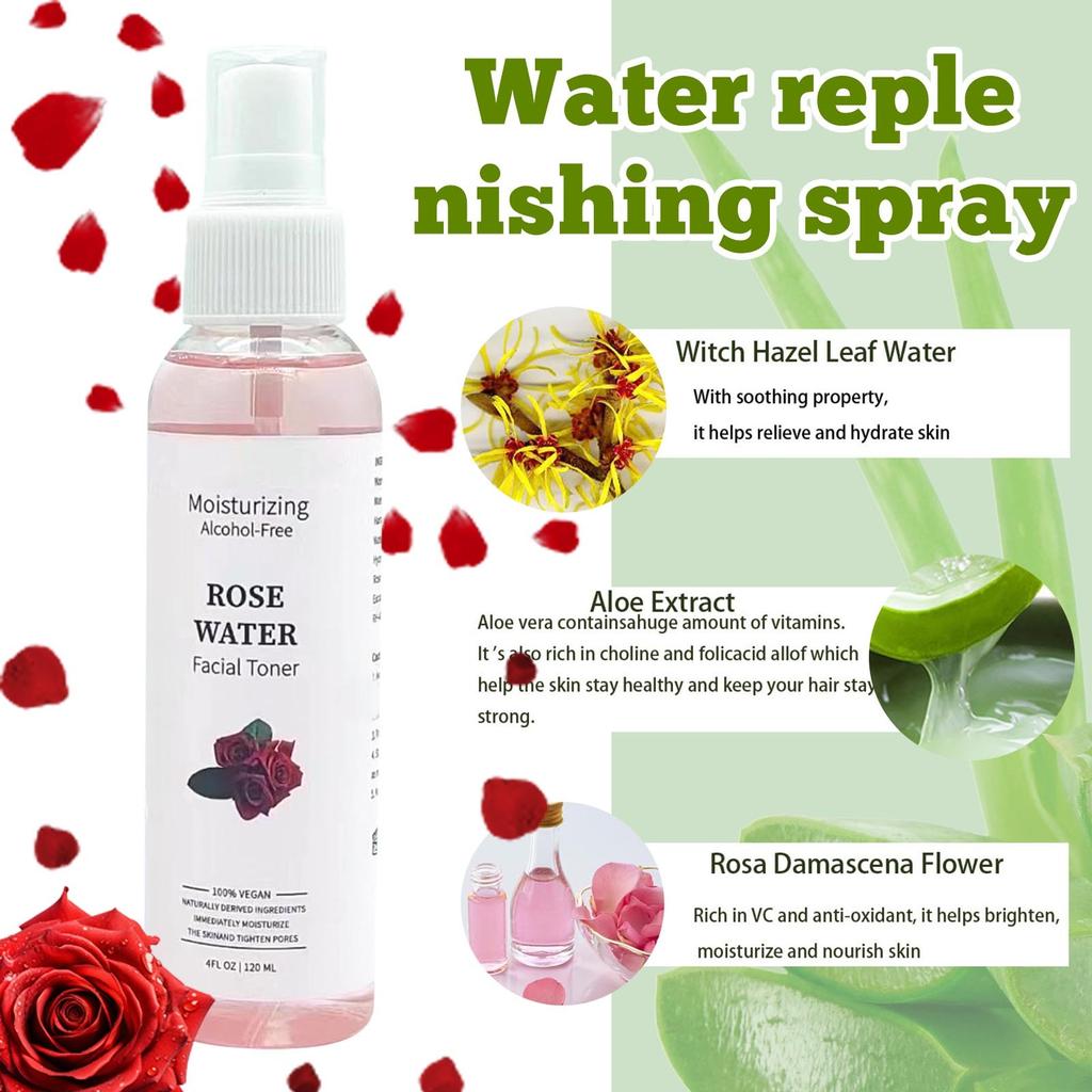 Niisutav sprei Niisutav Niisutav Nabaapelsini õie sprei Niiske kompress Toonik 120ML