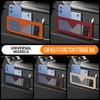 1Pc Premium Faux Leather Car Seat Back Organizer - Multi-Functional Storage Bag, Trash Bin, And Phone Holder Car Organization