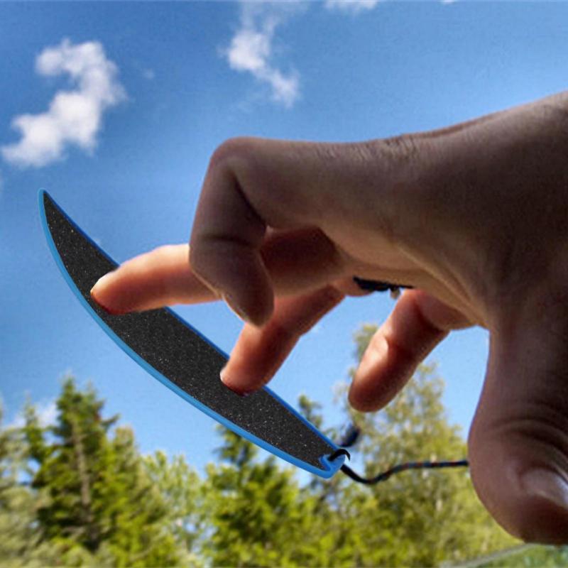 4 Pcs Finger Surfboards, Finger Surf Board for Car Window, Finger Surfing Board with String, Wind Surfboard Fingerboard for Kids Teens Adults