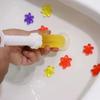 WC Čistič Gelový Fresh Flower WC Gelová Razítka Zastavuje Vodní Kámen a Skvrny se Osvěžující Vůní Deodorant do WC Mísy