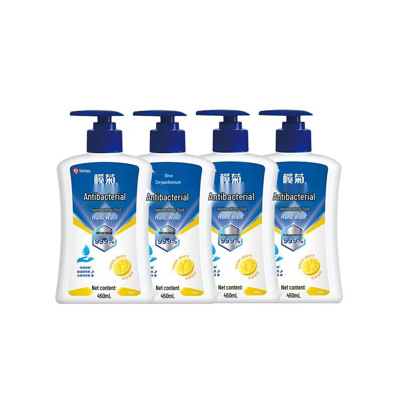 

Lanjv Antibacterial Hand Soap 450ml 4-Pack