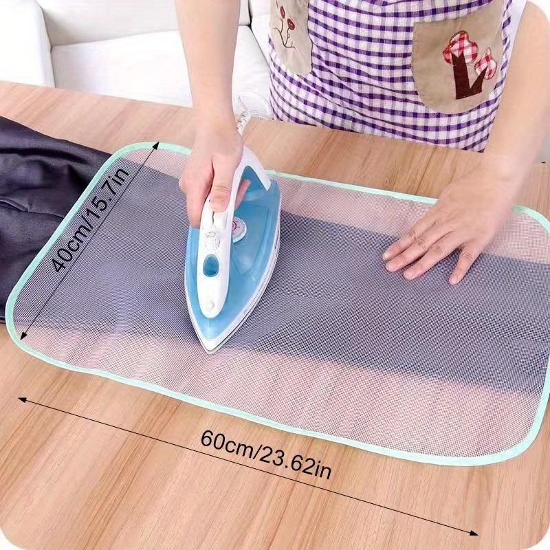 

Portable Plaid Ironing Mat, Heat Resistant & Non-Slip, Even Heat Distribution Laundry Protector for Home Use United States