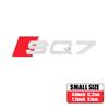 3D ABS Auto Body Rear Trunk Decoration Sticker Car Styling Emblem Decal Refit Accessories For Audi RS RSQ3 RSQ5 RSQ7 SQ3 SQ5 SQ7