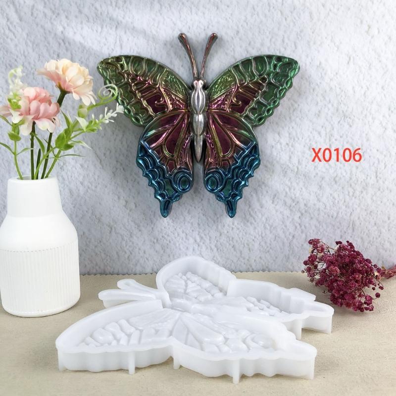 Multipurpose Sturdy Silicone Butterfly Resin Castes Mold Home Accessory Decoration Portable for Artistic Creation
