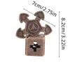 Complex Metal Puzzle Brain Teaser Intricate Gear Star Mechanism Challenge Durable Party Game for Holidays Birthdays Portable Unique Party Favor