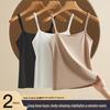 Women's Seamless Ice Silk Camisole Tank Top - Versatile, Slimming, Sleeveless, Plus Size, Lightweight