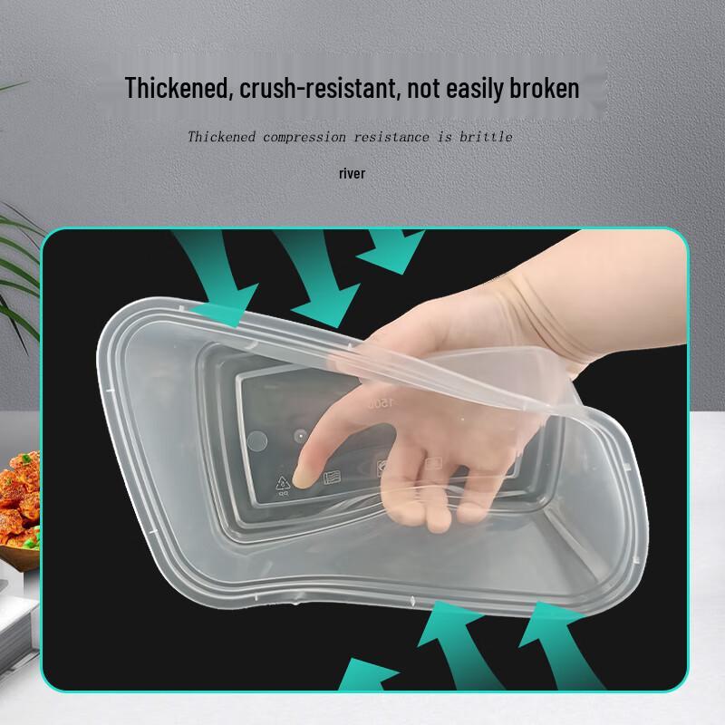 1000ml Disposable Microwavable Food Containers