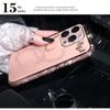 Colorful Diamond Border with Acrylic Material Lens Film Phone Case for iPhone 15 14 Plus 13 12 11 Pro Max XSMax 8 7 Plus Protective Cover