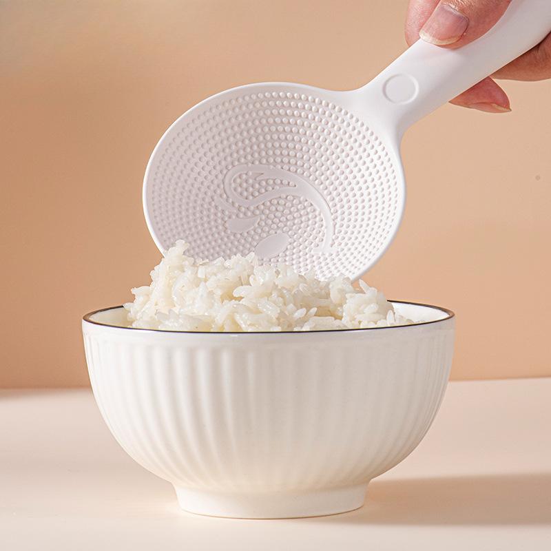 Lebensmittelechter Antihaft-Reislöffel Hitzebeständig Haushalt Reiskocher Aufrecht Antihaft-Reis Servier- und Servierlöffel