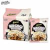 PALDO Noodle Saltati Gusto Panna e Bacon Multi-Confezione 100g*5 | Gusto Ricco Panna e Bacon, Consistenza Elastica dei Noodle, Cibo Istantaneo Conveniente