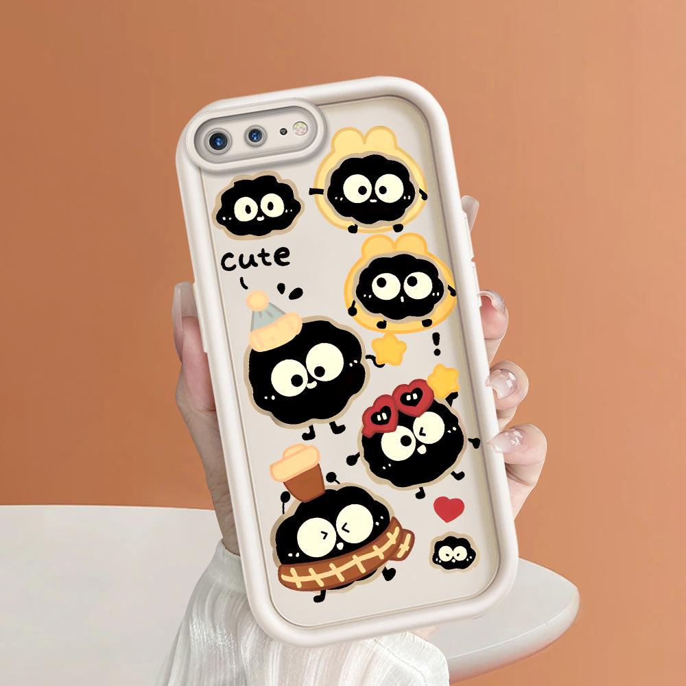 Lovely Cartoon Ladder Silicone Phone Case for iPhone Samsung Galaxy Xiaomi Redmi POCO HUAWEI Honor Shockproof Rubber Cover Casing