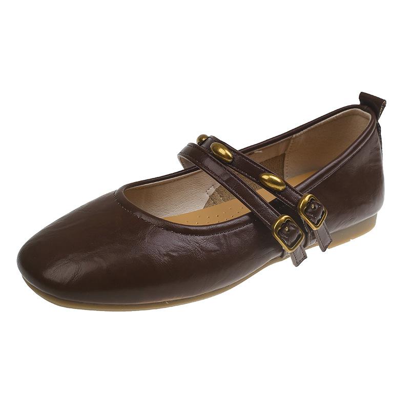French Mary Jane women's shoes 2025 new summer with skirt evening shoes shallow mouth beautiful not tired feet small single shoes