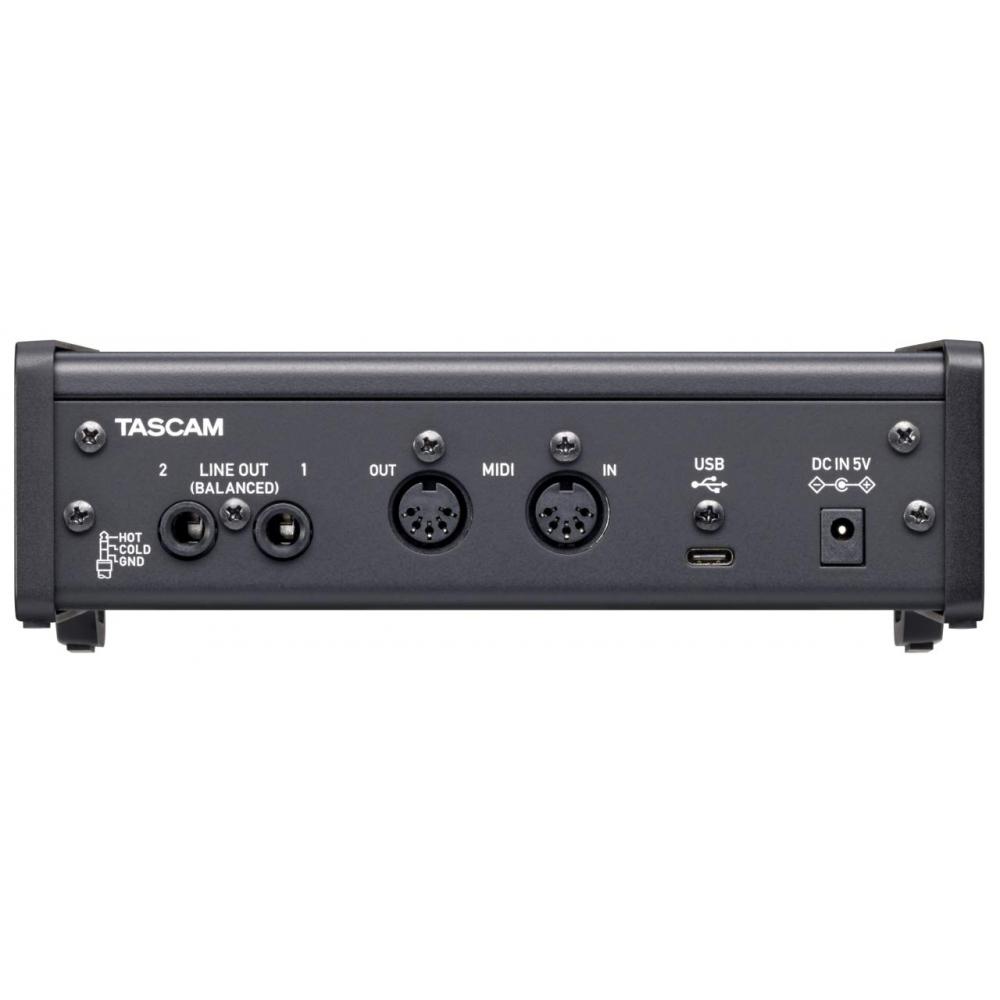 TASCAM US-2X2HR 2Mic, 2IN2OUT 24bit192kHz High Resolution USB AudioMIDI Interface Youtube Music Production Live Streaming DTM