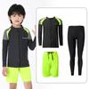 Girls' Long Sleeve Rash Guard Swim Set