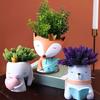 Bear Rabbit Foxes Flowerpot Storage Mold Trinket Holder Tool DIY Home Decor Mold