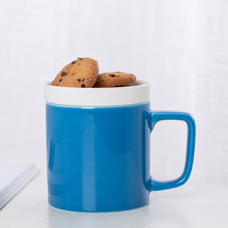 Original Tea Ceramic Cup Flower Tea Cup With Lid, Cup Water Cup, Office Cup