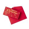 Christmas Themed Cash Envelope with 6 Slots Holiday Gift Cards Money Holder Money Organiser For Gifts Exchanges