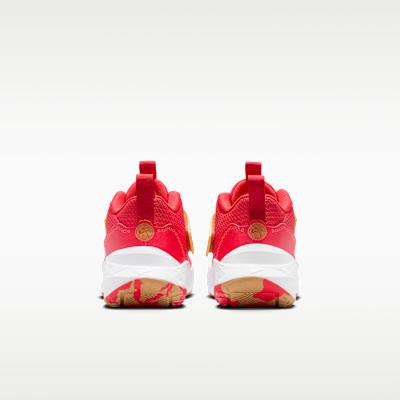 Nike Team Hustle D 12 University Red Metallic Gold (PS)