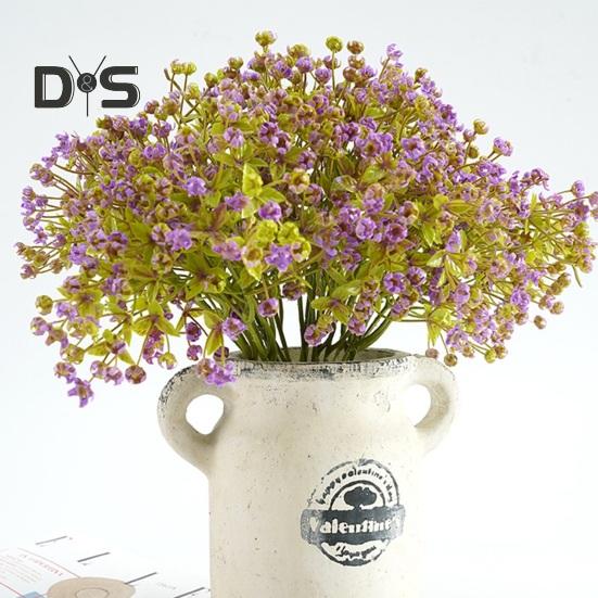 6ks Bright Color Umělá Gypsophila Snadná údržba Praktická simulace Gypsophila Rozvržení květinové scény