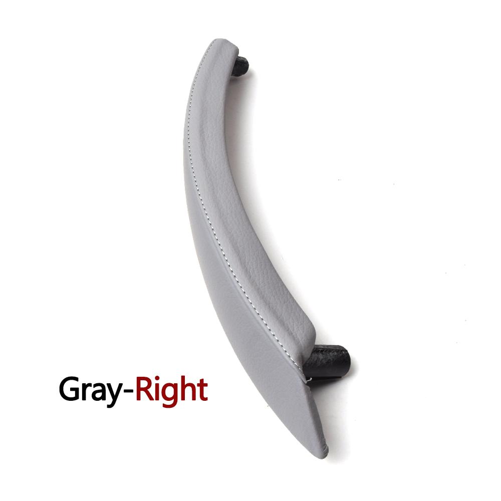 Left Right Interior Passenger Door Pull Handle Leather Outer Cover For BMW X5 X6 E70 E71 E72 2007-2014