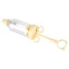 Pastry Decorating Nozzle Set   Piping Syringe with 8Pcs Nozzles for Cake Decorating(CreamColored Nozzle )