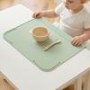 Countertop Protective Pad Silicone Placemat for Toddlers, Non-Slip Food Grade Baby Eating Mat, Portable Waterproof Craft Mat Dining Table with Safety