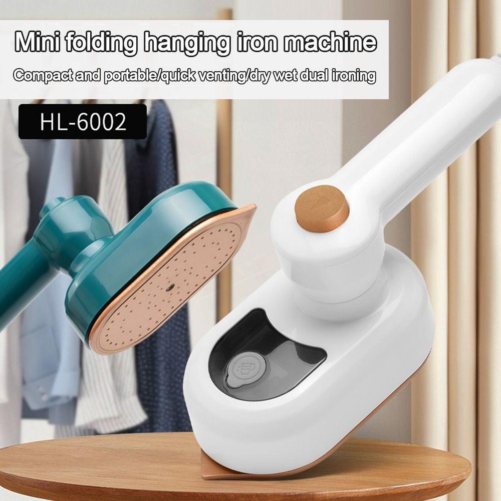 180°Rotatable Micro Steam Iron Gradually Heating Up Travel Steam Iron Travel Steamer for Clothes