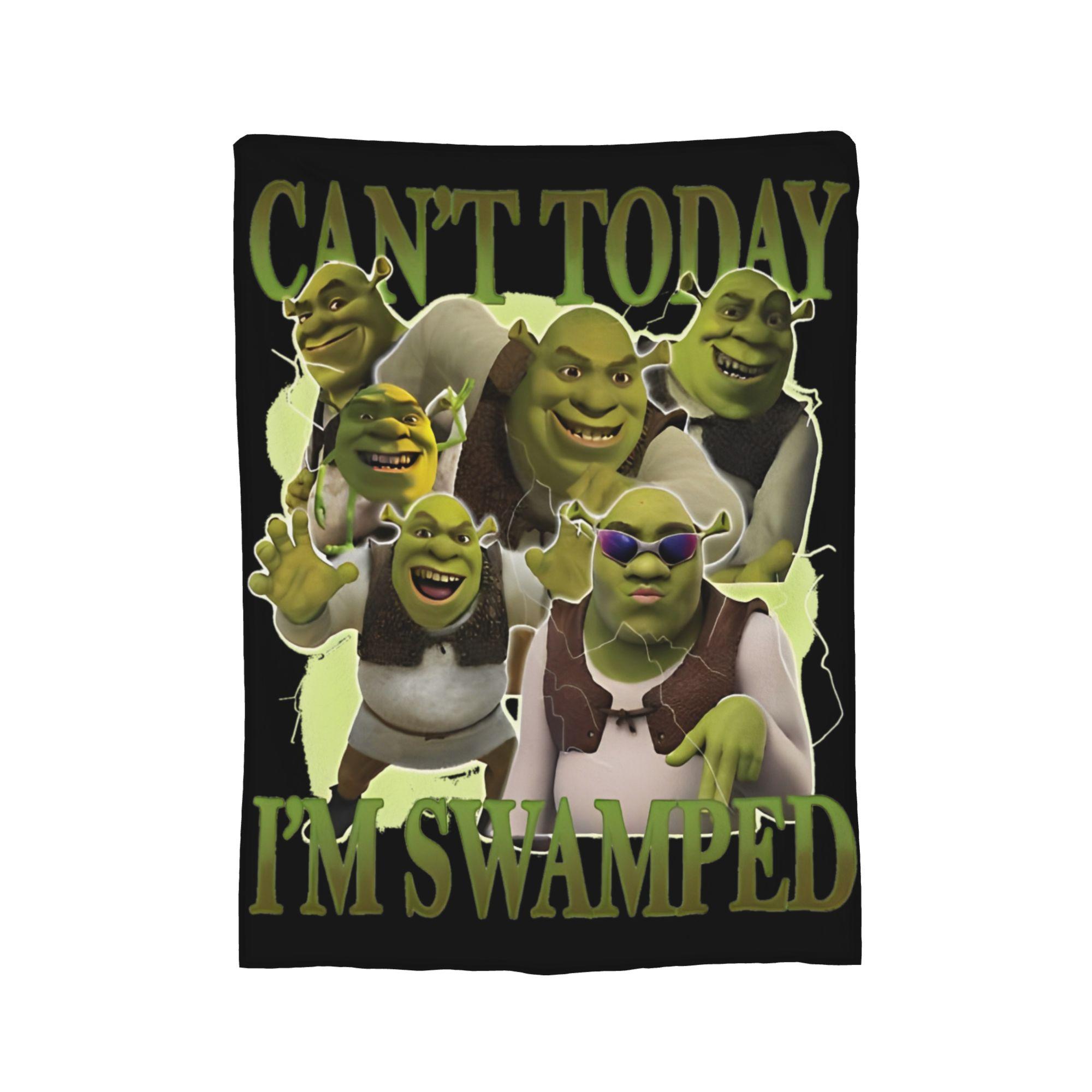 

S-Shreks Wool Blanket Donkey Comedy Anime Funny Throw Blankets for Sofa Bedding Lounge 150*125cm Quilt, 100x150cm