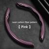 Hub Caps 2pcs Carbon Fiber Car Steering Wheel Cover Non-slip Protective Covers For Alfa Romeo Giulia Stelvio 147 156 166 159 GiuN