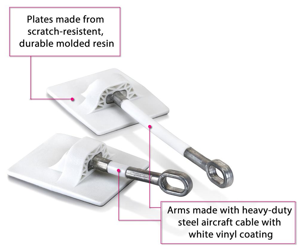 Refrigerator Door Lock Without Padlock White -