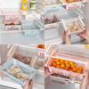 Refrigerator Sliding Storage Box Refrigerator Partition Layer Refrigerator Storage Refrigerator Partition Layer (4 Apricots)