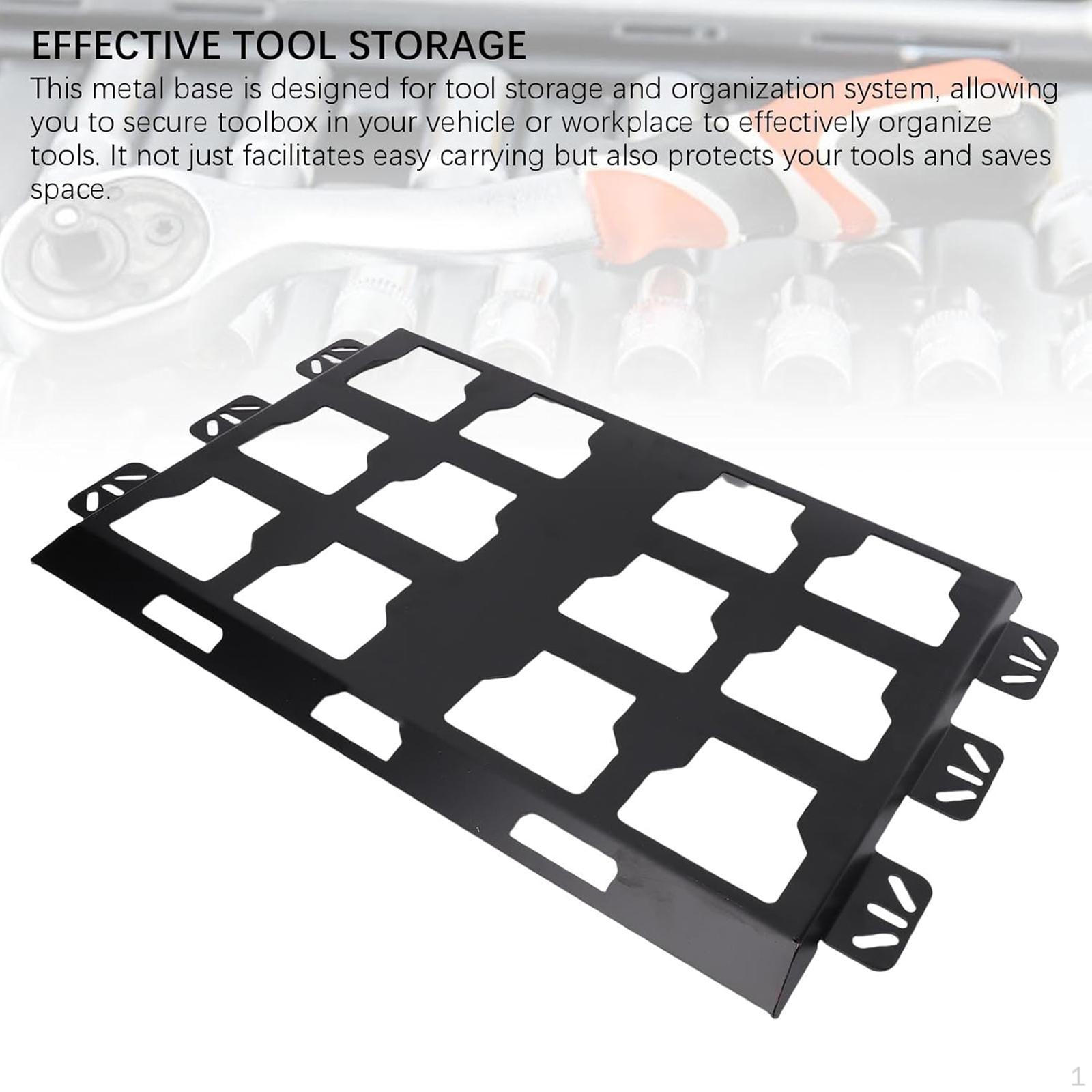 

Монтажная пластина Металлическое основание Прочная Устойчивая установка для Системы организации хранения инструментов Защищенная от ржавчины