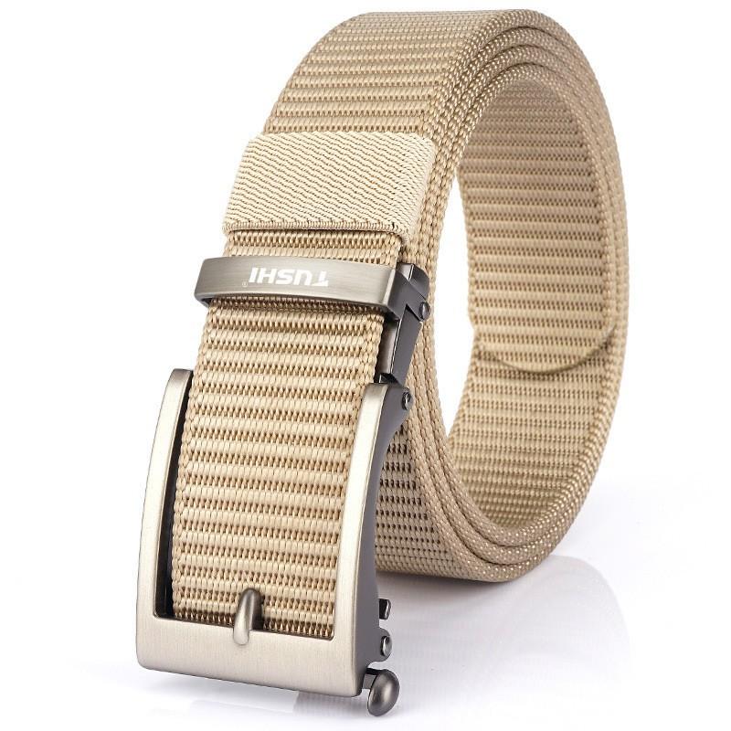 3.5 Nylon Belt Men's Canvas Young Students Korean Automatic Buckle