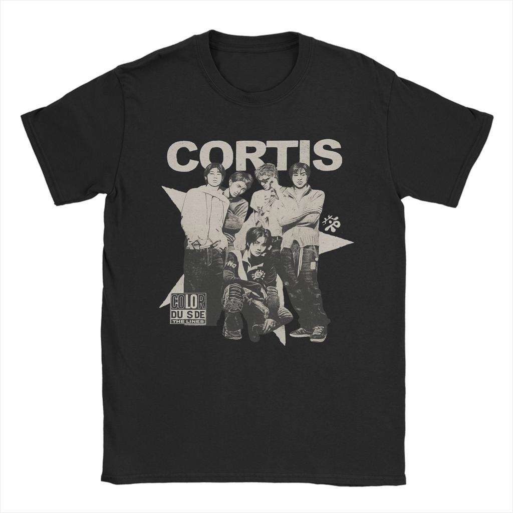 Kpop Boy Group Martin T-Shirt for Men  Novelty Cotton Tee Shirt Round Neck Short Sleeve T Shirts Gift Idea Tops