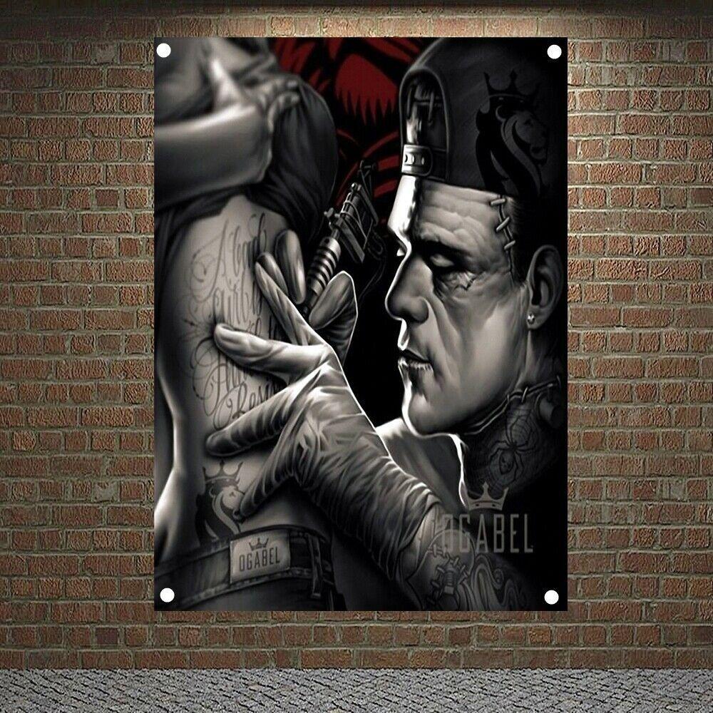 Tapestry tattoo artist with 75x100 чёрный