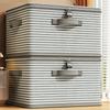 Large Foldable Zippered Storage Box for Clothes