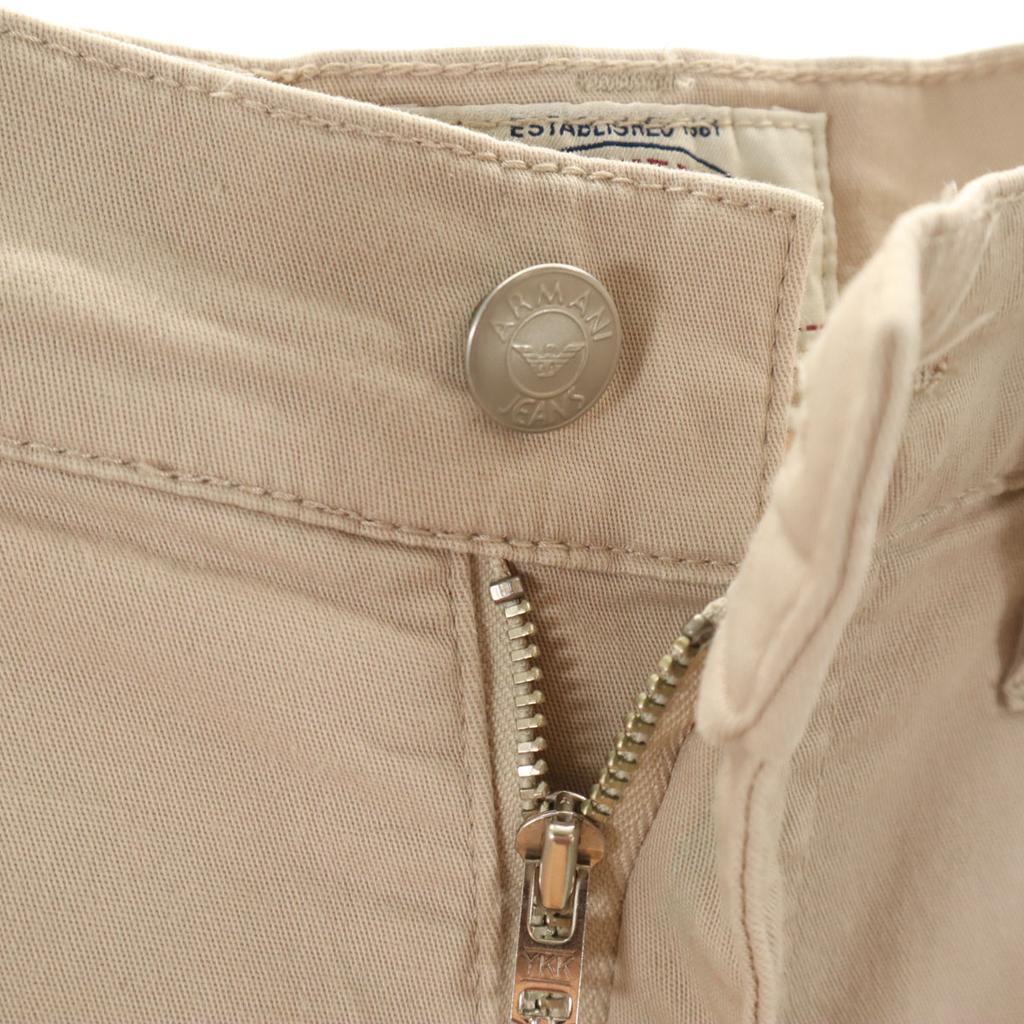 ARMANI JEANS made in Italy Long pants W31 beige Men's Used