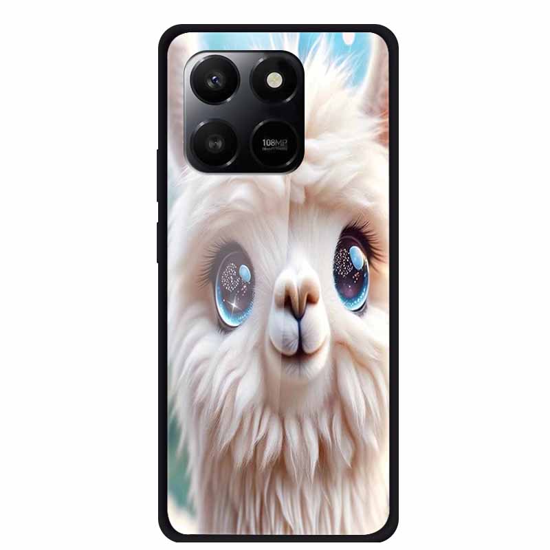 Glass Case For Honor X7d Play 10T 5G Case Soft Bumper Hard Tempered Glass Back Cover For Honor 400 Smart 2025 Phone Cases Fundas