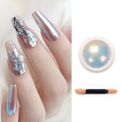 Spiegel Chroom Nagelpoeder Metallic Holografisch Chroom Nagelpoeder Spiegel Nagels Chroom Poeder voor Manicure Nagellak Decoraties