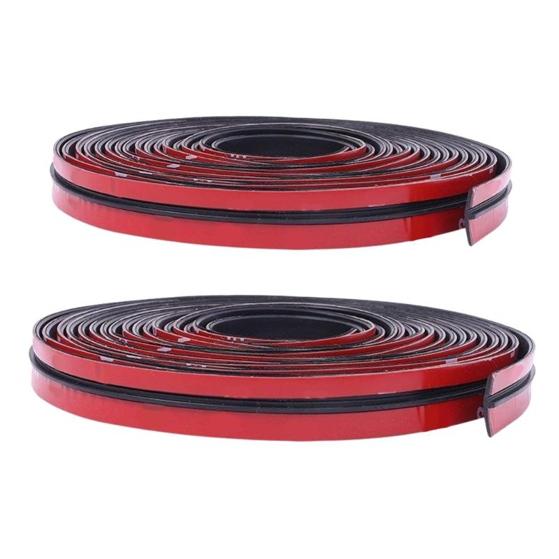 EPDM Rubber Sunroof Cover Seal Trim Adhesive Rubber Trim Flexible Strips for Car Windshield & Tailgate Weather Stripping