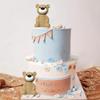 33Pcs Balls Cake Decorations 3D Bear Balls Cake Toppers for Boy Girl Baby Shower Birthday Gender Reveal Wedding Party Supplies