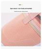 Women's Versatile Plus Size Slip-on Breathable Mesh Flyknit Shoes - Fashionable Spring Style Casual Footwear for Mothers