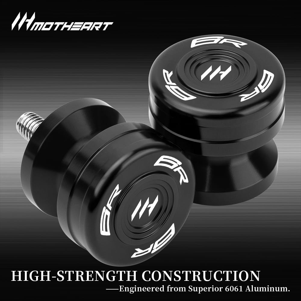 MotHeart M8 Swingarm Spool Slider for Ninja ZX-6R 636 2013-2025 CNC Aluminum Paddock Stand