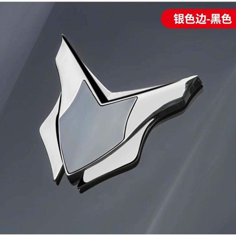 Suitable for mini beam of light car COOPER/JCW car metal decorative sticker 3D three-dimensional car logo shield