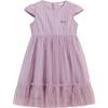 YEEHOO Girls' Tulle Princess Dress - Summer Short Sleeve