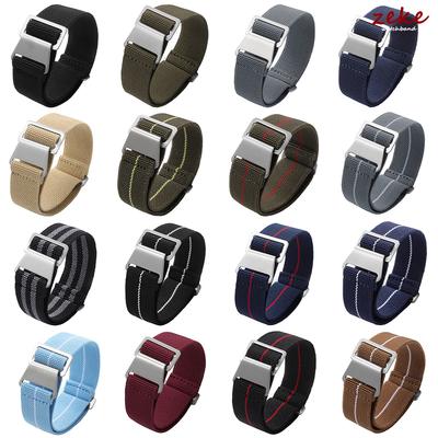 Cinturino Orologio Militare Francese Paracadute Comodo Elastico in Nylon 18mm 20mm 22mm per Seiko per Tudor per Rolex Cinturino Braccialetto Sportivo