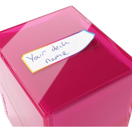 GameGenic Deck Box: Bastion XL Pink (100ct) ? Durable and Sturdy TCG, OCG Card Storage ? Compatible with Pokemon Yugioh Commander and MTG Magic: The G