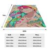 Saja Boys Abby Plush Blankets Girl Kpop Demon Hunter Flannel Throw Blanket For Home Decor Super Warm Design Quality Bedspread