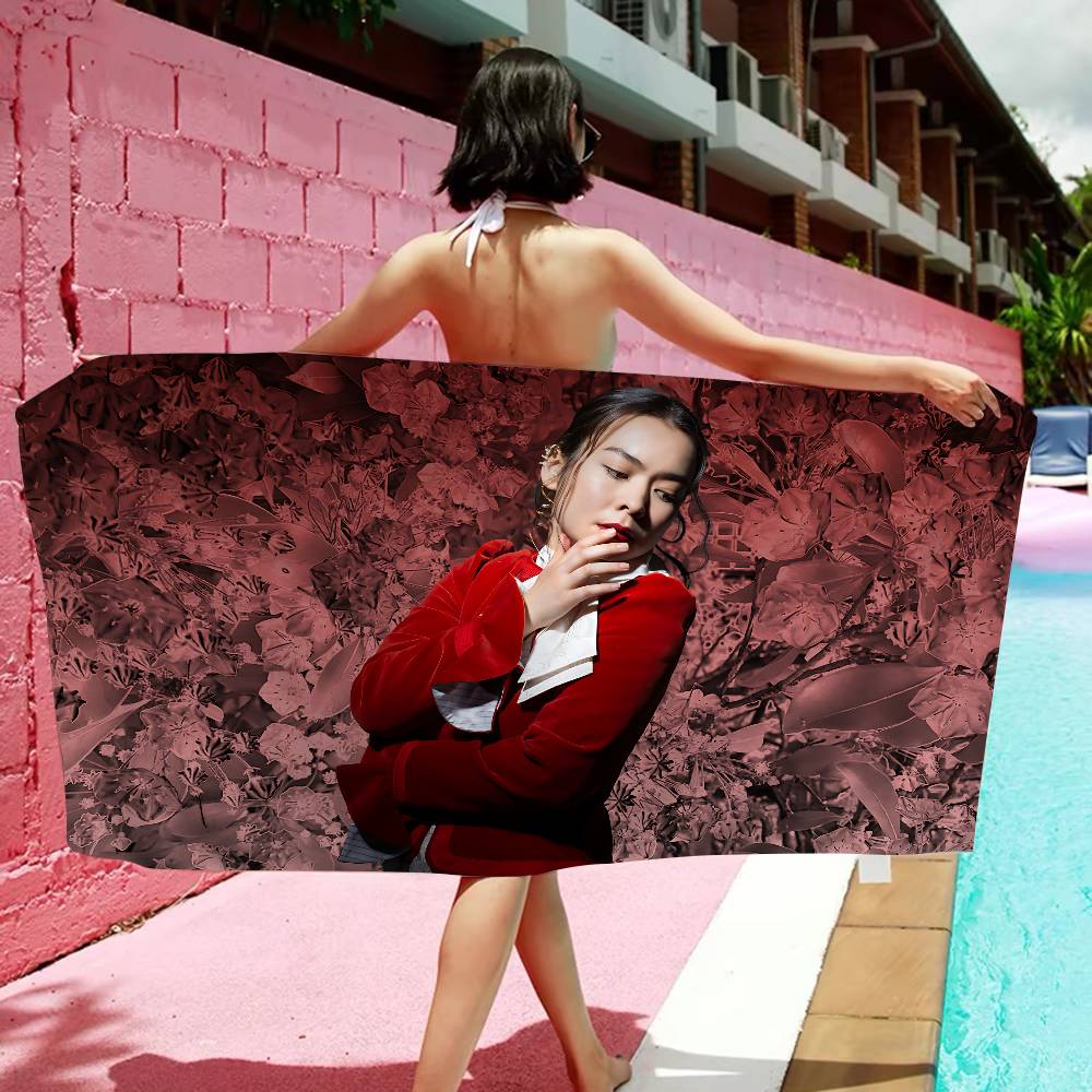 Popular Singer M-Mitski Big Microfiber Beach Towels Quick Dry Towel Sand Beach Towels Pool Towel for Travel Swim Pool Yoga