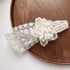 Adjustable Infant Lace Headwear Elastic Hair Band Soft Comfortable Polyester Baby Girls Hair Decoration Retro Design